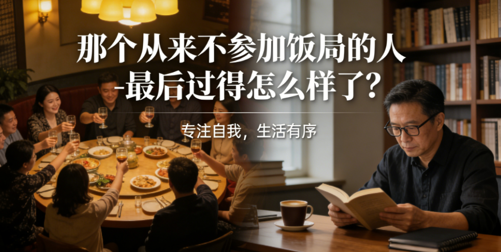 图片[1]-那个从来不参加饭局的人-最后过得怎么样了？-爱分享导航