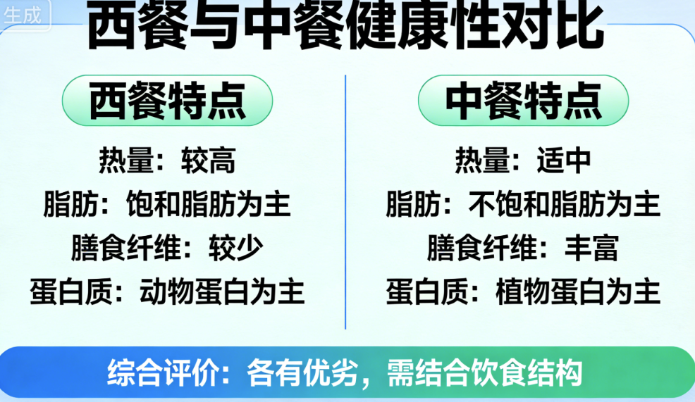 图片[1]-西餐比中餐更健康吗？-爱分享导航