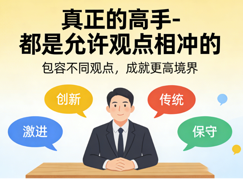 图片[1]-真正的高手-都是允许观点相冲的-爱分享导航