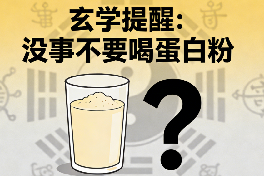 图片[1]-玄学提醒：没事不要喝蛋白粉-爱分享导航