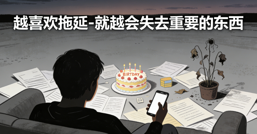 图片[1]-越喜欢拖延-就越会失去重要的东西-爱分享导航