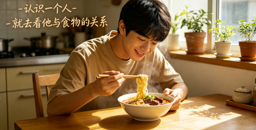 图片[1]-认识一个人-就去看他与食物的关系-爱分享导航