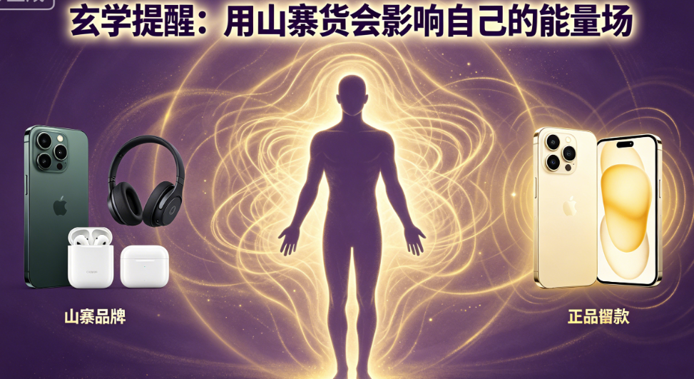 图片[1]-玄学提醒：用山寨货会影响自己的能量场-爱分享导航