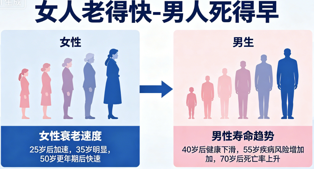 图片[1]-女人老得快-男人死得早-爱分享导航
