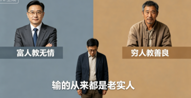 富人教无情-穷人教善良-输的从来都是老实人-爱分享导航