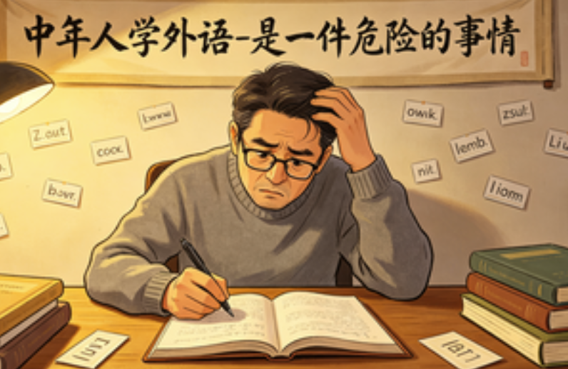 图片[1]-中年人学外语-是一件危险的事情-爱分享导航