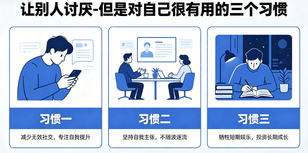 图片[1]-让别人讨厌-但是对自己很有用的三个习惯-爱分享导航