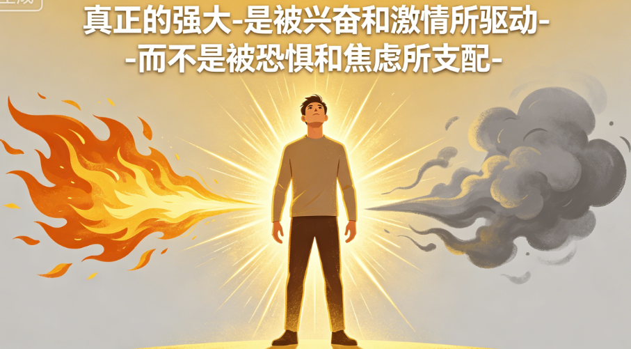 图片[1]-真正的强大-是被兴奋和激情所驱动-而不是被恐惧和焦虑所支配