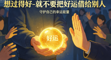 想过得好-就不要把好运借给别人-爱分享导航