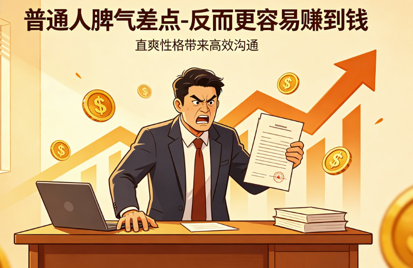 图片[1]-普通人脾气差点-反而更容易赚到钱-爱分享导航