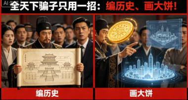 全天下骗子只用一招：编历史、画大饼！-爱分享导航