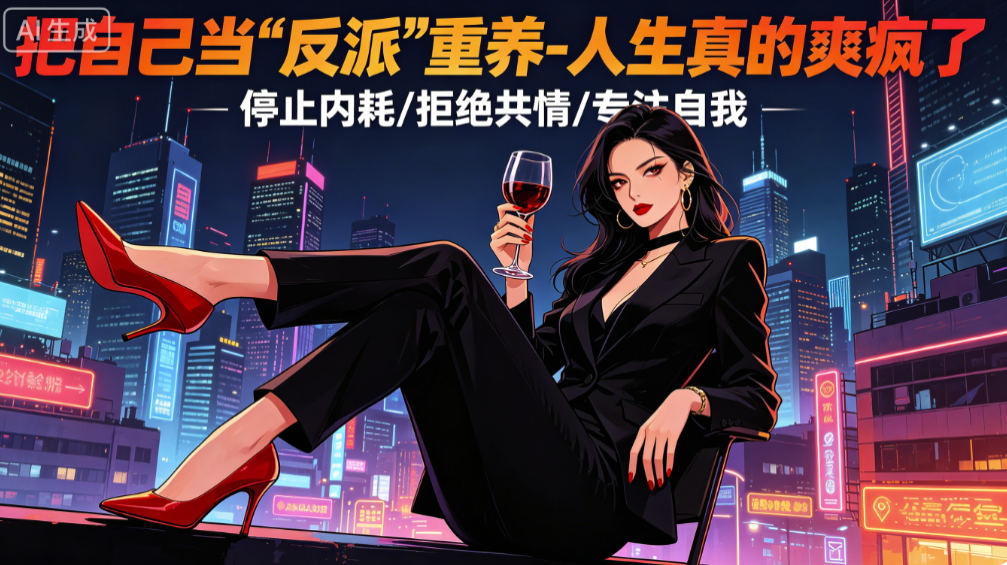 图片[1]-把自己当“反派”重养-人生真的爽疯了-爱分享导航
