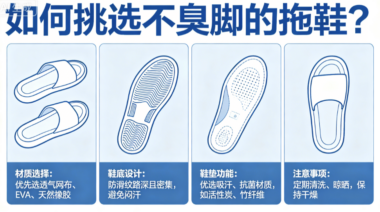 如何挑选不臭脚的拖鞋？-爱分享导航