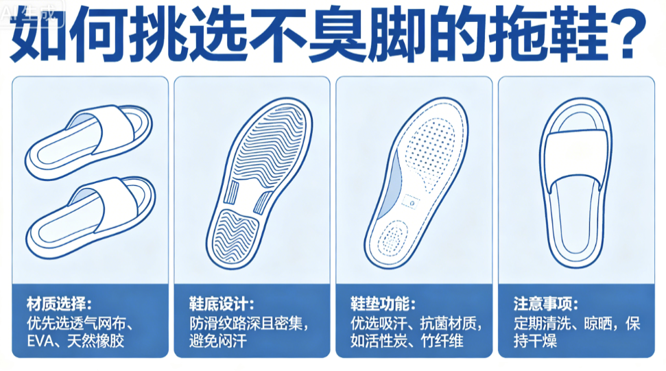 图片[1]-如何挑选不臭脚的拖鞋？-爱分享导航
