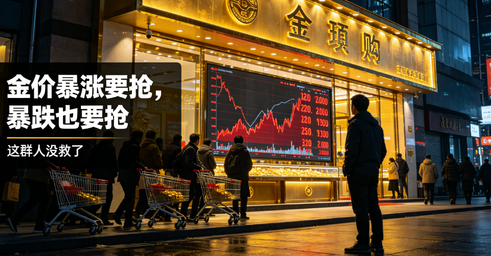 图片[1]-金价暴涨要抢-暴跌也要抢……这群人没救了-爱分享导航
