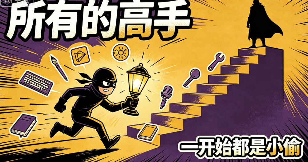 图片[1]-所有的高手_一开始都是小偷-爱分享导航